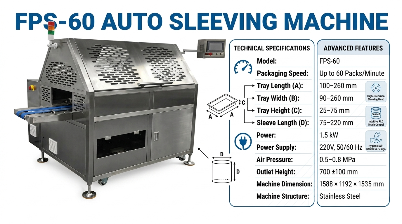 AUTO SLEEVING MACHINE (FPS-60)